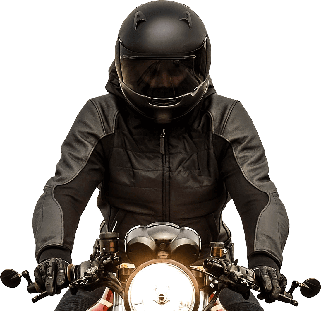 Motorcycle rider, Russ Brown Motorcycle Attorneys